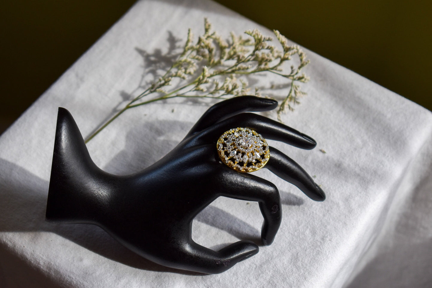 ‘Emaline’ American Diamond Ring