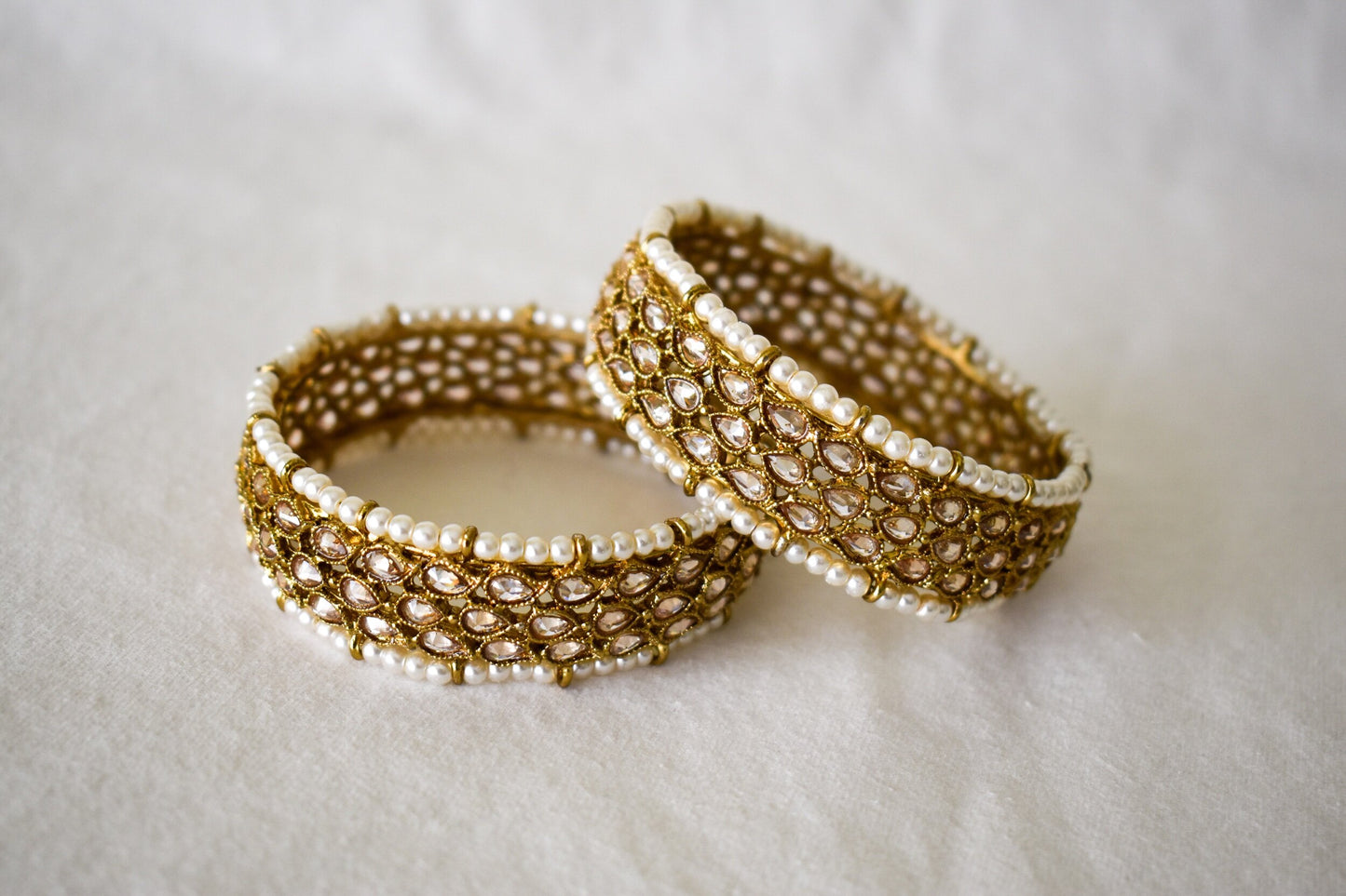 ‘Arm Candy’ Polki Bangle Pair