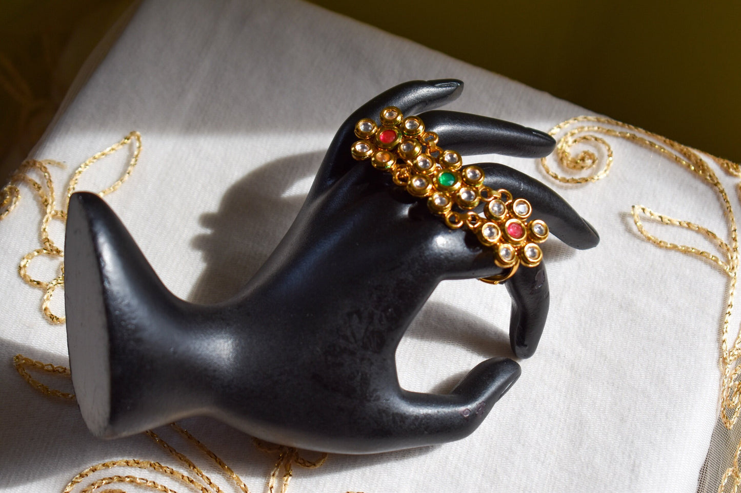 ‘Ishrat’ Kundan Statement Ring