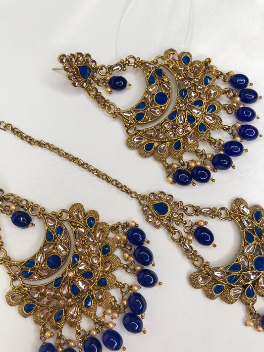 ‘Dolce Vita’ Tikka Set - Navy Blue