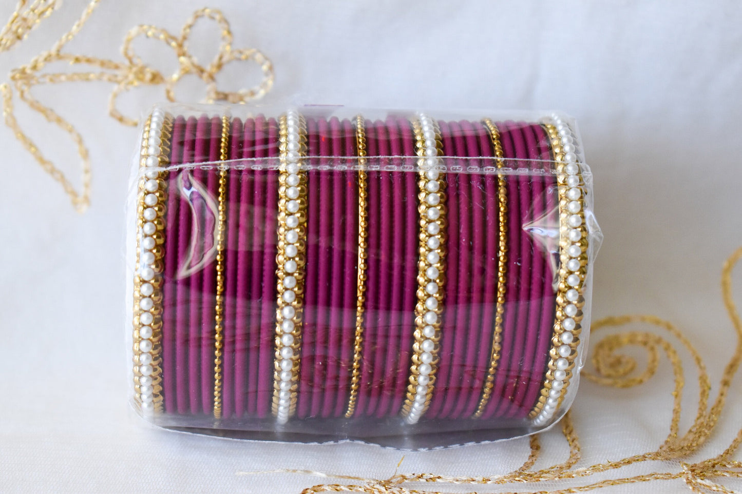 ‘Mulberry’ Bangle Set