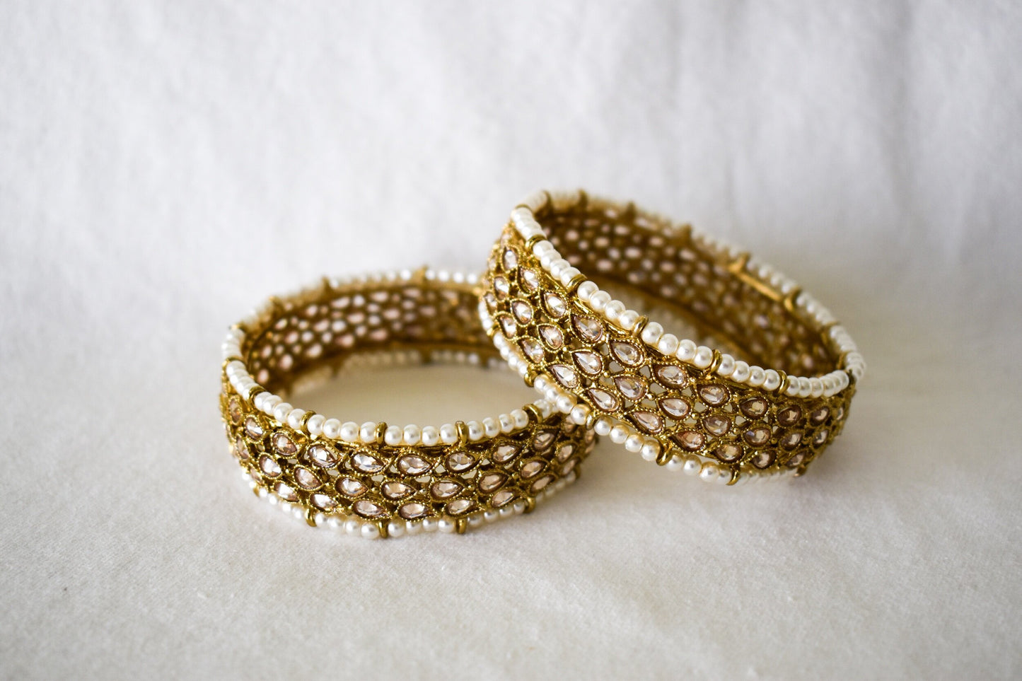 ‘Arm Candy’ Polki Bangle Pair