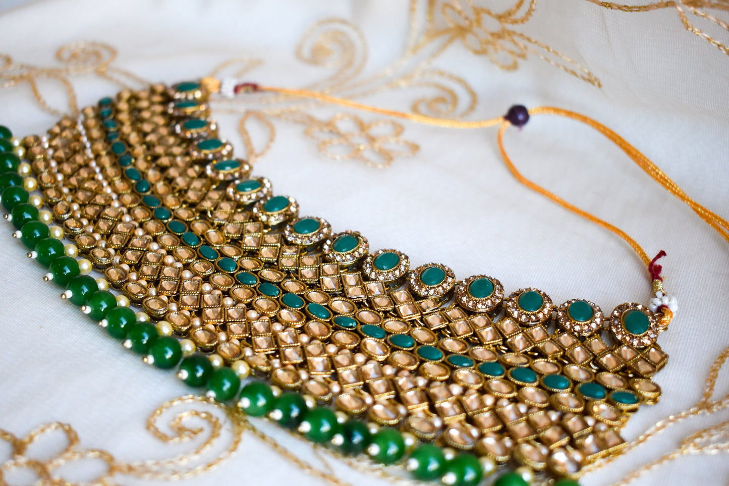 Sonia Full 6-Piece Bridal Set - Green
