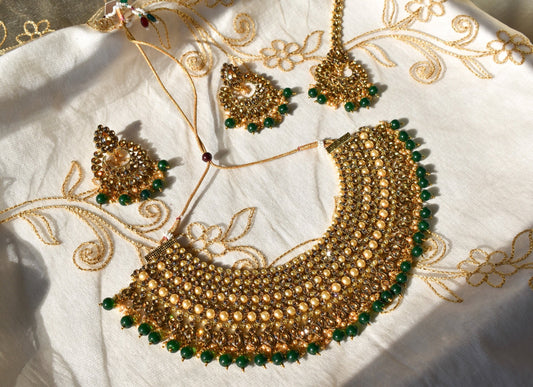 ‘Rosa’ Full Set - Emerald Green