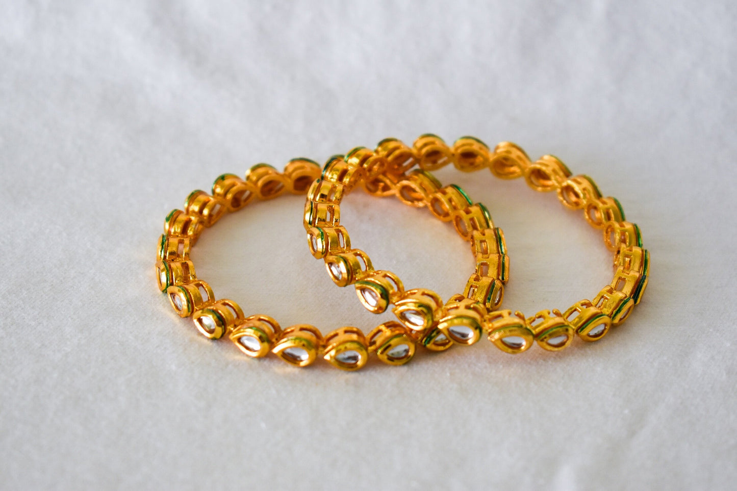 ‘Kundan Queen’ Bangle Pair