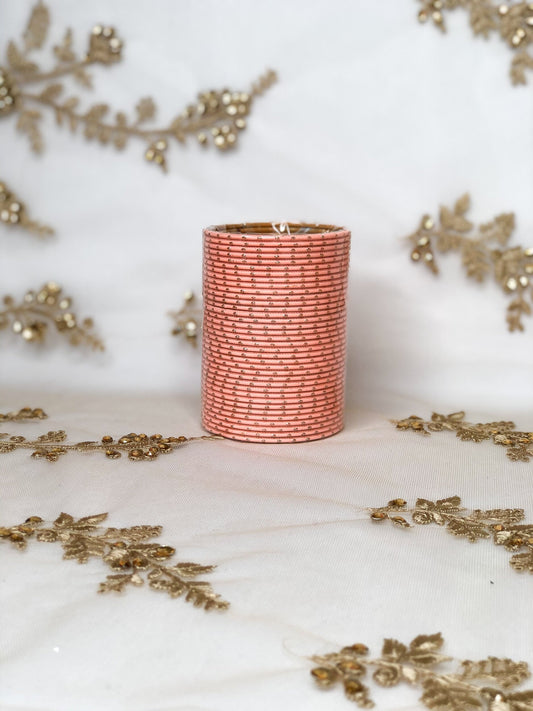 'Light Peach' Bangle Pack