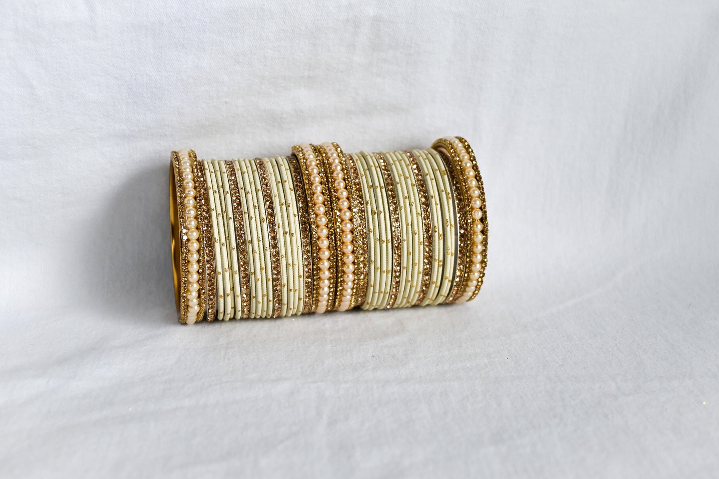 ‘Dream’ Bangle Set - Cream