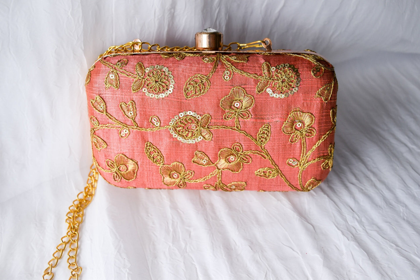 Peach Clutch