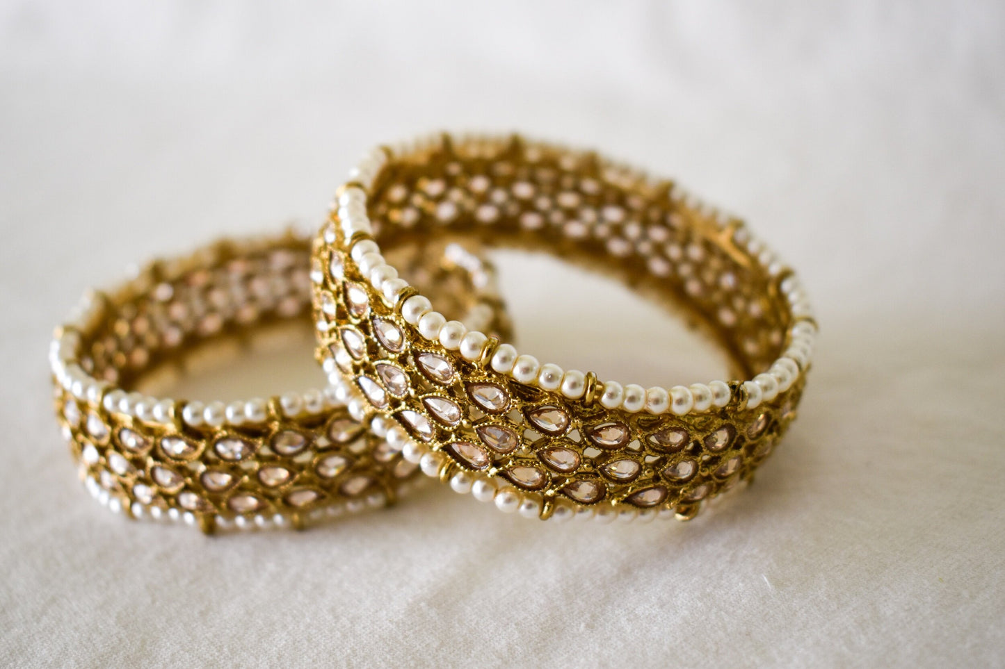 ‘Arm Candy’ Polki Bangle Pair