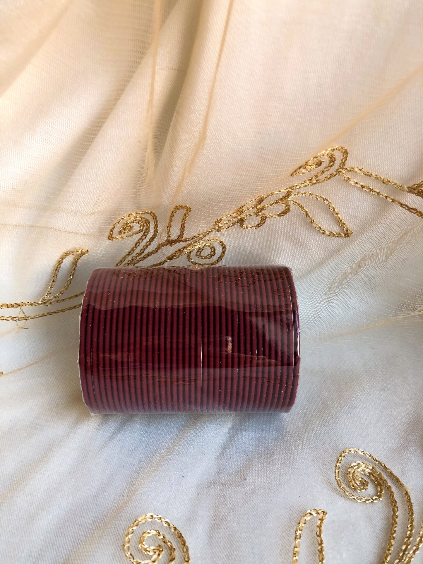 Matte ‘Burgundy Babe’ Bangle Pack