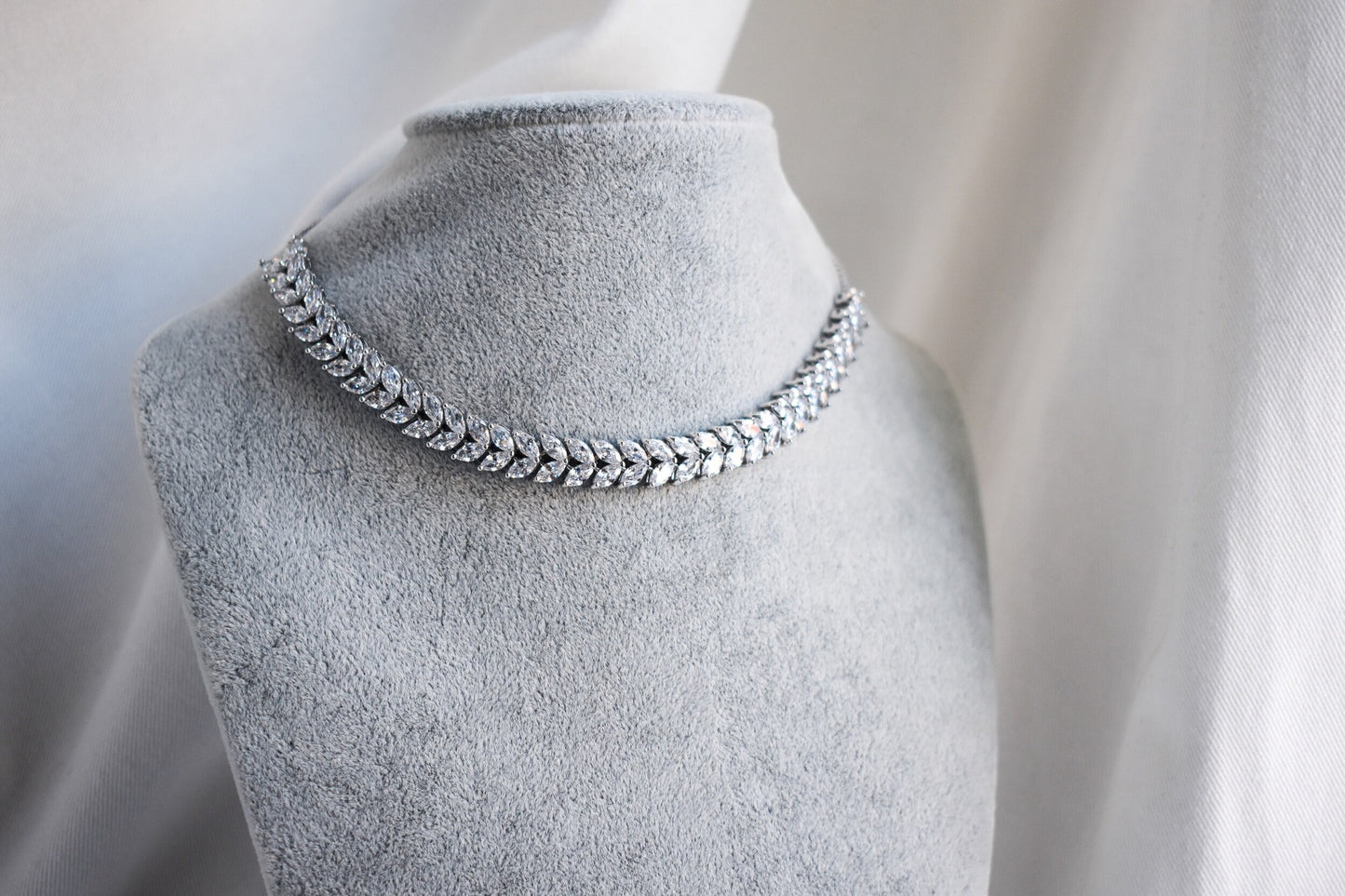 ‘Diana’ American Diamond Choker