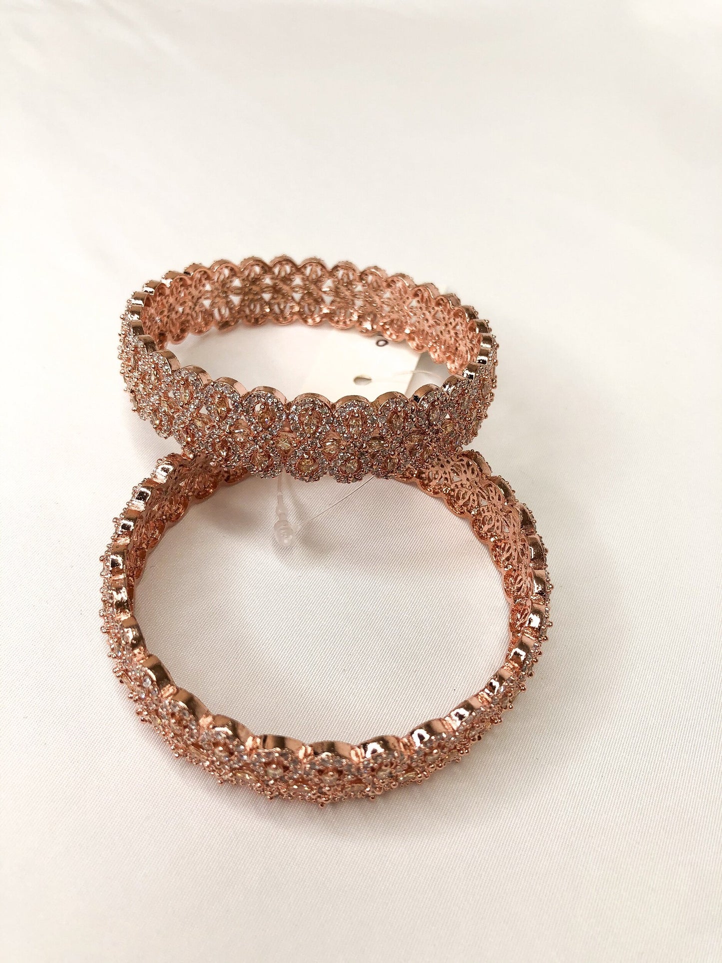 Rose Gold Dynamite Bangle Pair