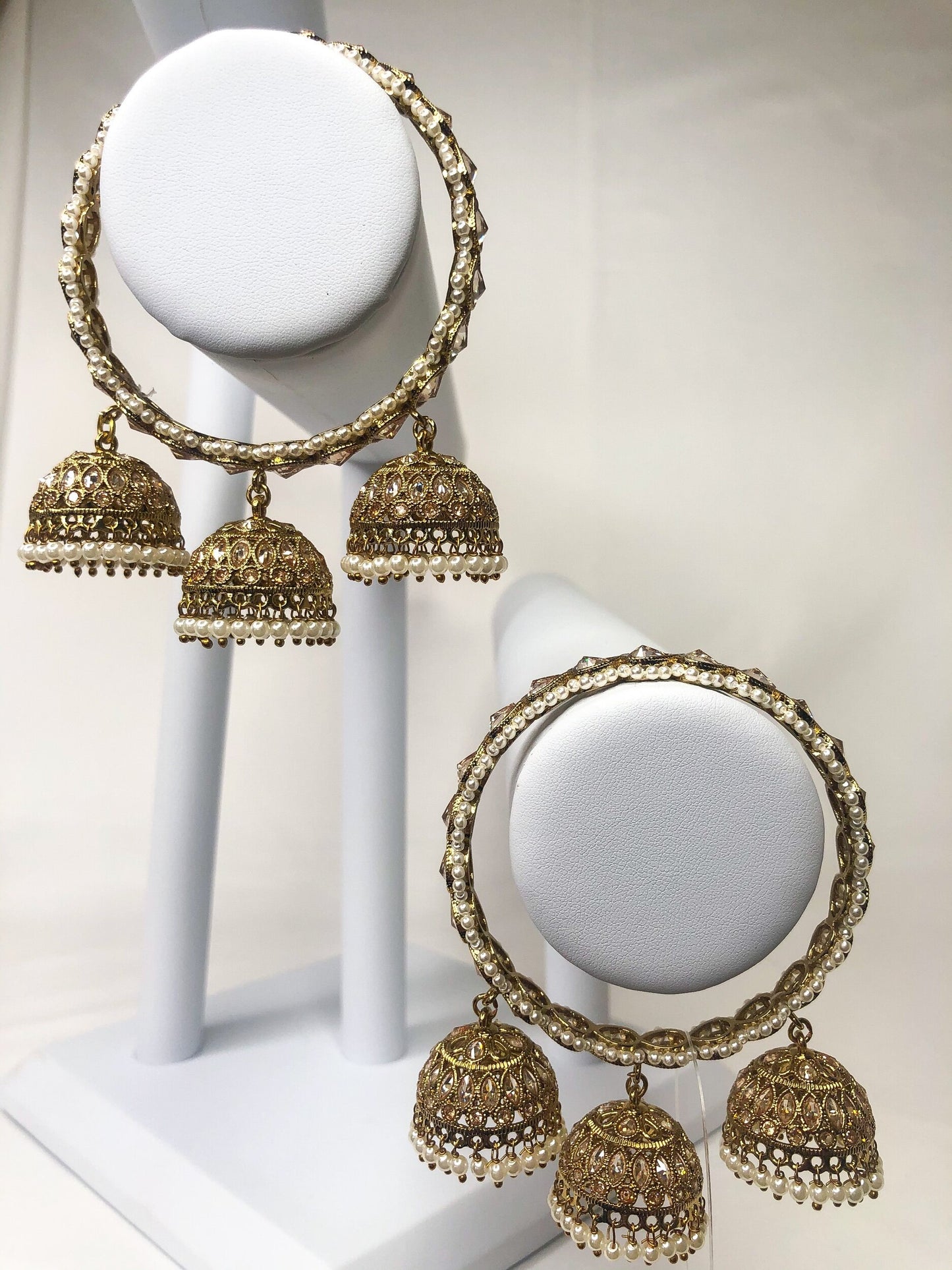 Triple Jhumki Bangle Pair