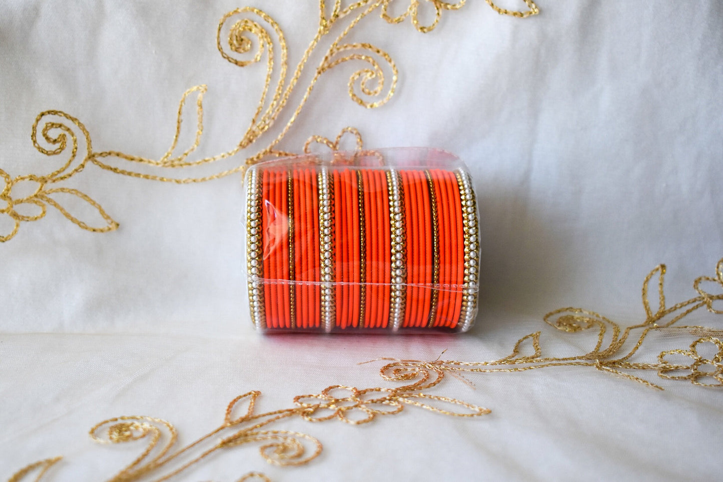 ‘Orange Soda’ Bangle Set