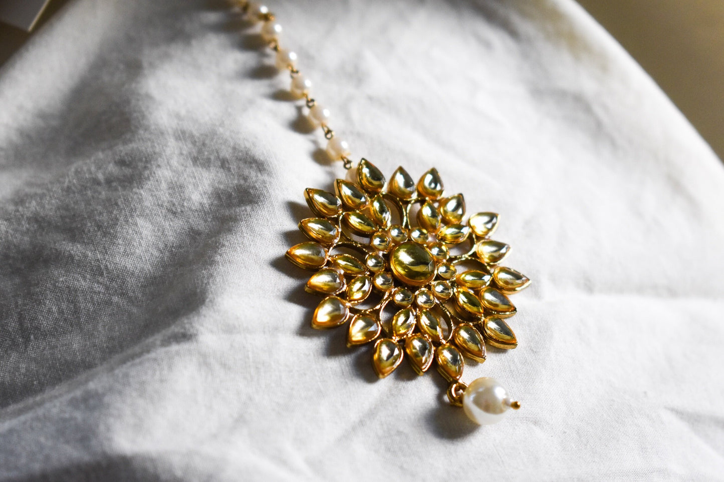 ‘Keep It Cute’ Kundan Tikka - Gold