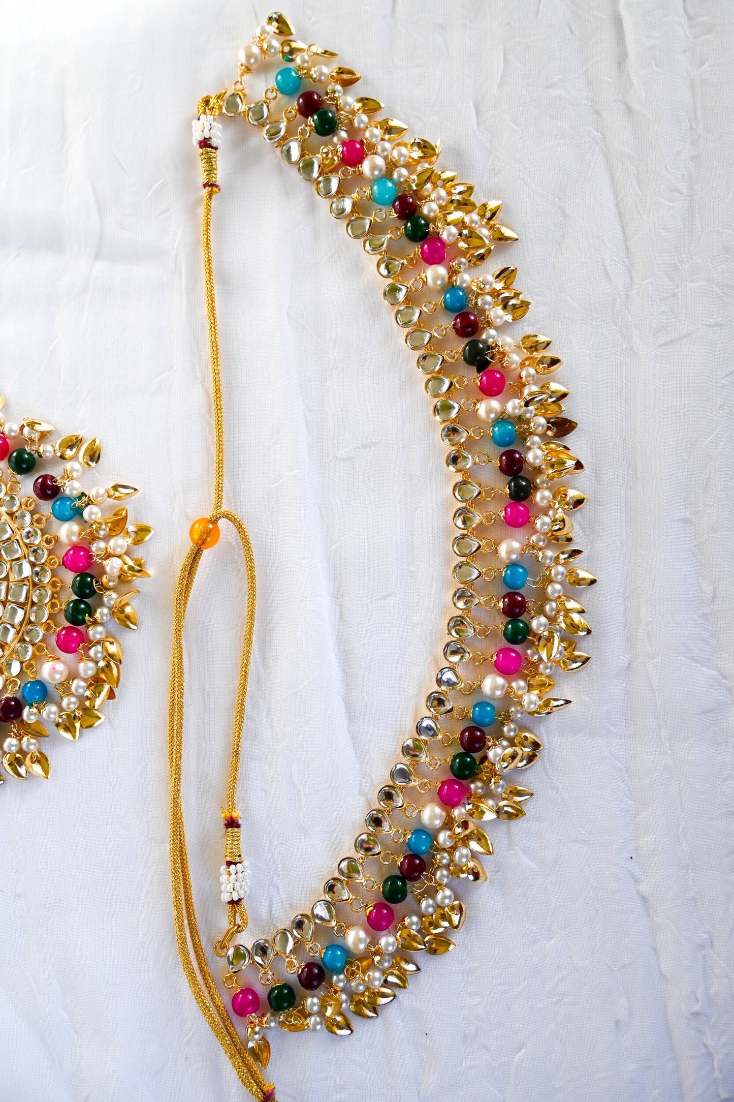 ‘Kiran’ Pippal Patti Necklace Set