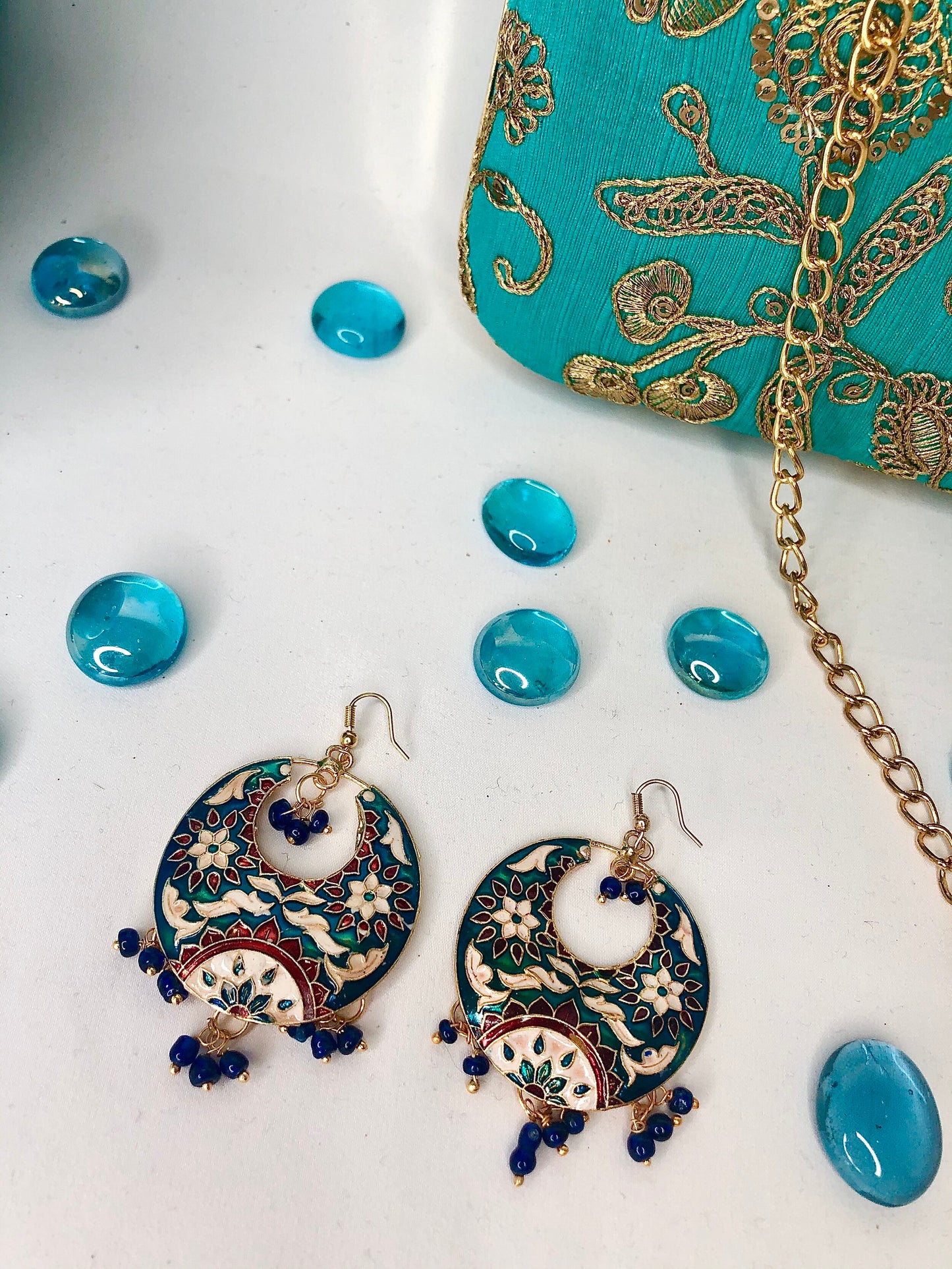 ‘Hema’ Lightweight Meena Hoops