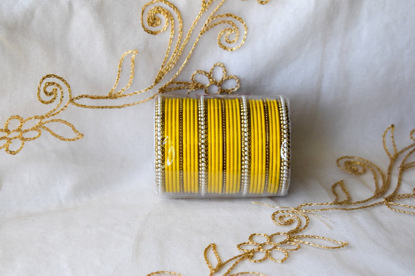 ‘Canary Yellow’ Bangle Set
