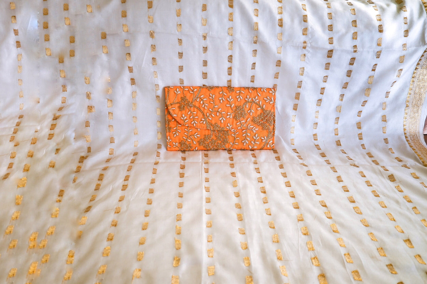 ‘Anoki’ Envelope Clutch - Orange