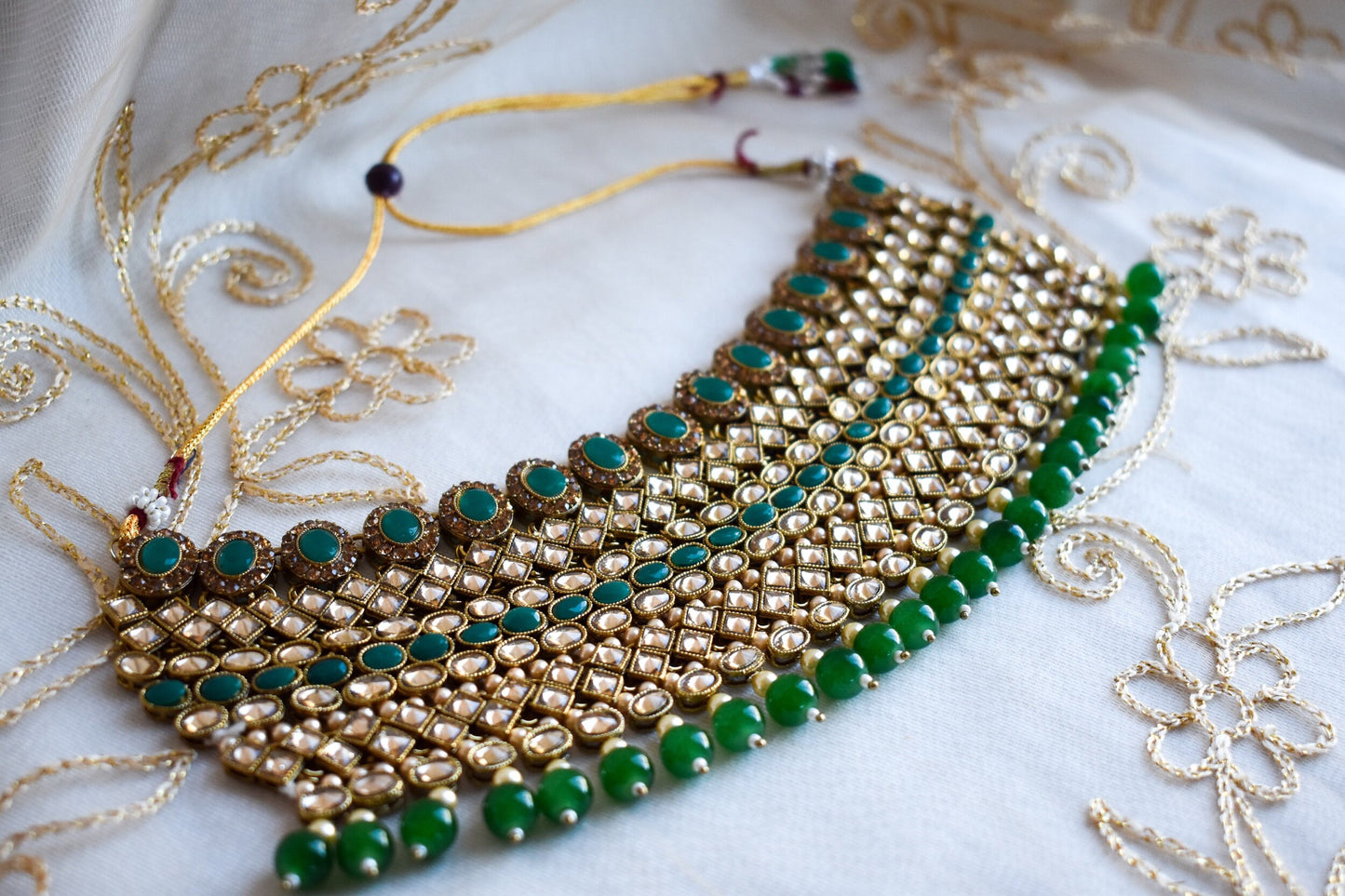 Sonia Full 6-Piece Bridal Set - Green