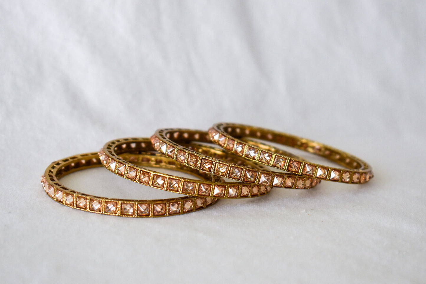 ‘Square’ in Polki Bangles