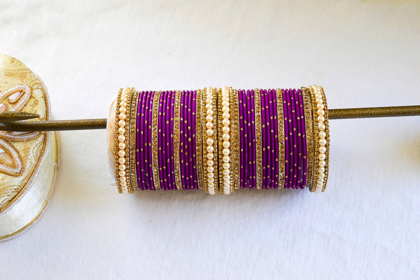 ‘Dream’ Bangle Set - Violet
