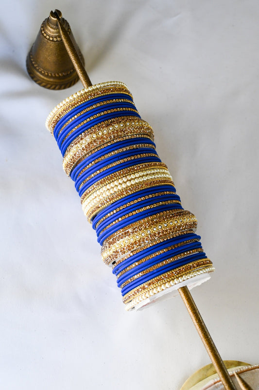 ‘Stargazing’ Bangle Set - Blue Orchid