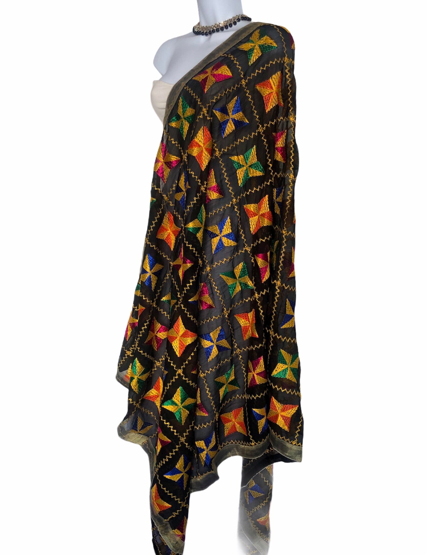 Phulkari II - black