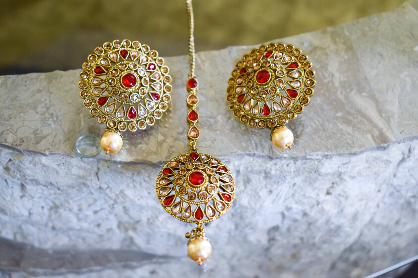 ‘Sugar Beat’ Tikka Set - Red