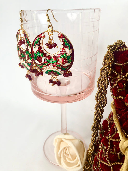 ‘Hema’ Lightweight Meena Hoops