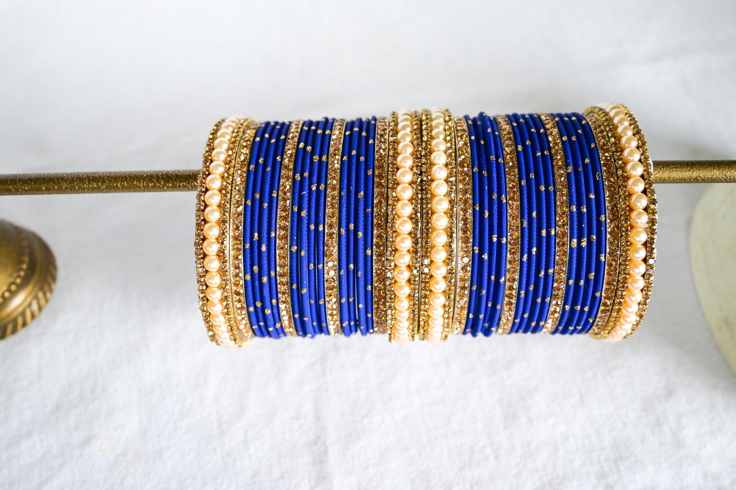 ‘Dream’ Bangle Set - Cobalt Blue