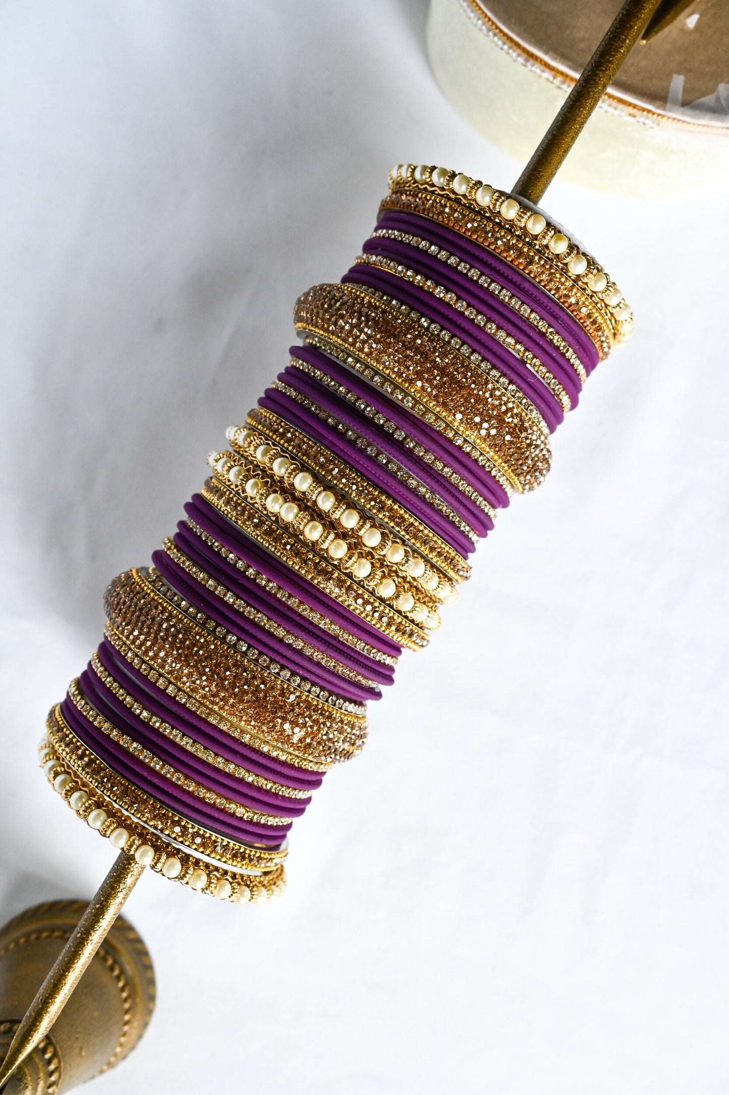 ‘Hermosa’ Bangle Set - Violet