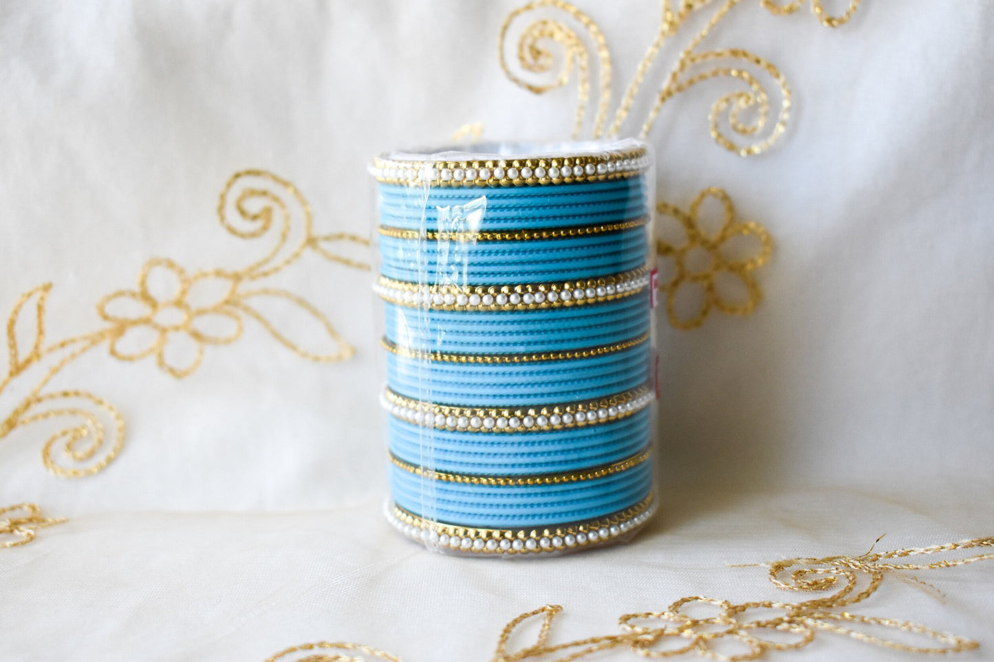 ‘Arctic’ Blue Bangle Set
