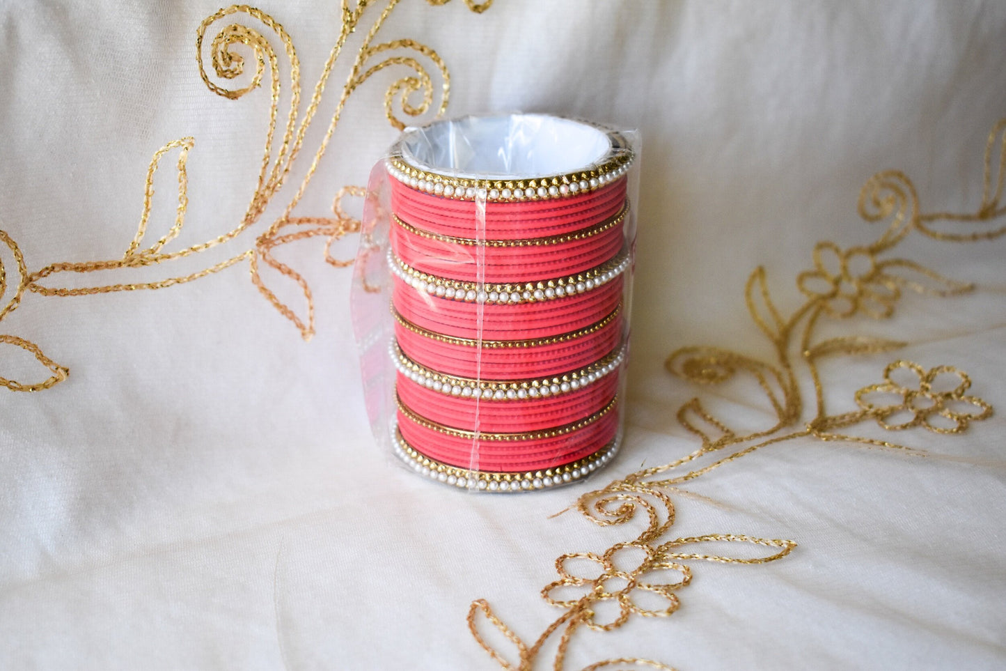 ‘Grapefruit’ Bangle Set