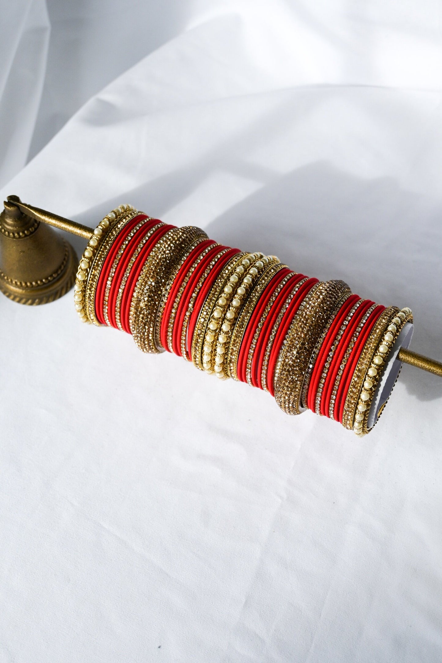 ‘Hermosa’ Bangle Set - Red