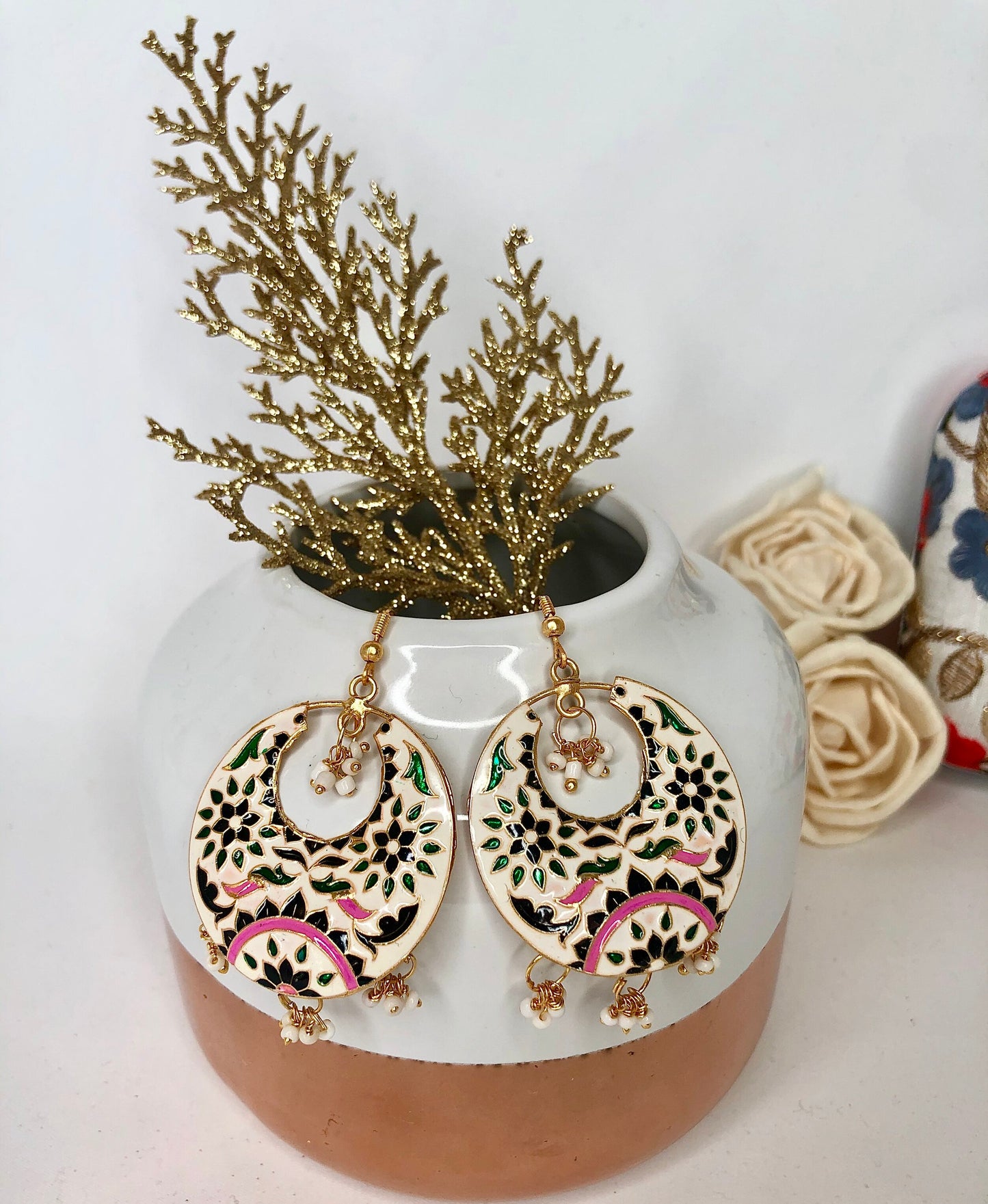 ‘Hema’ Lightweight Meena Hoops