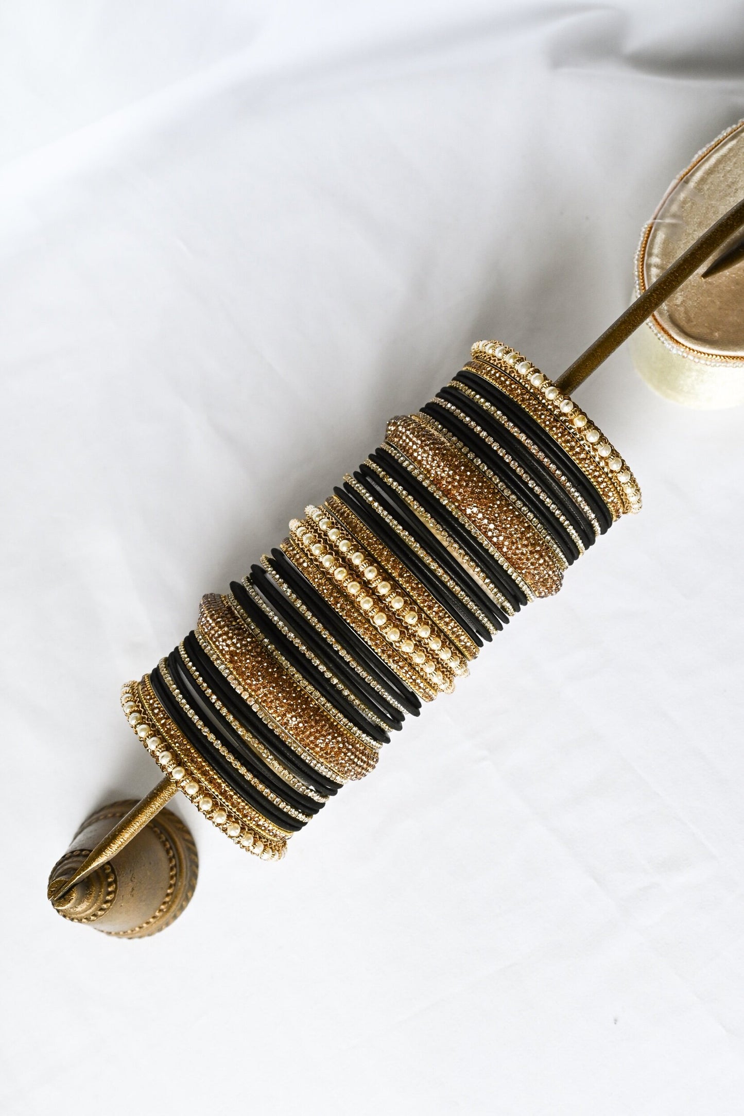 ‘Hermosa’ Bangle Set - Black