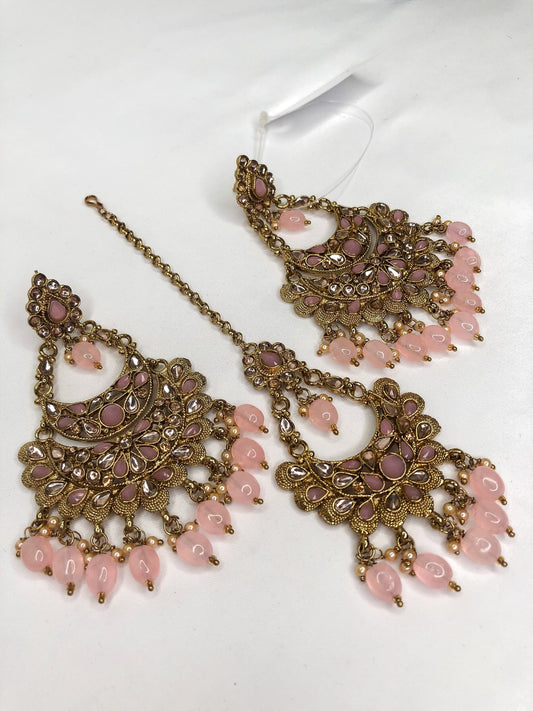 ‘Dolce Vita’ Tikka Set - Baby Pink