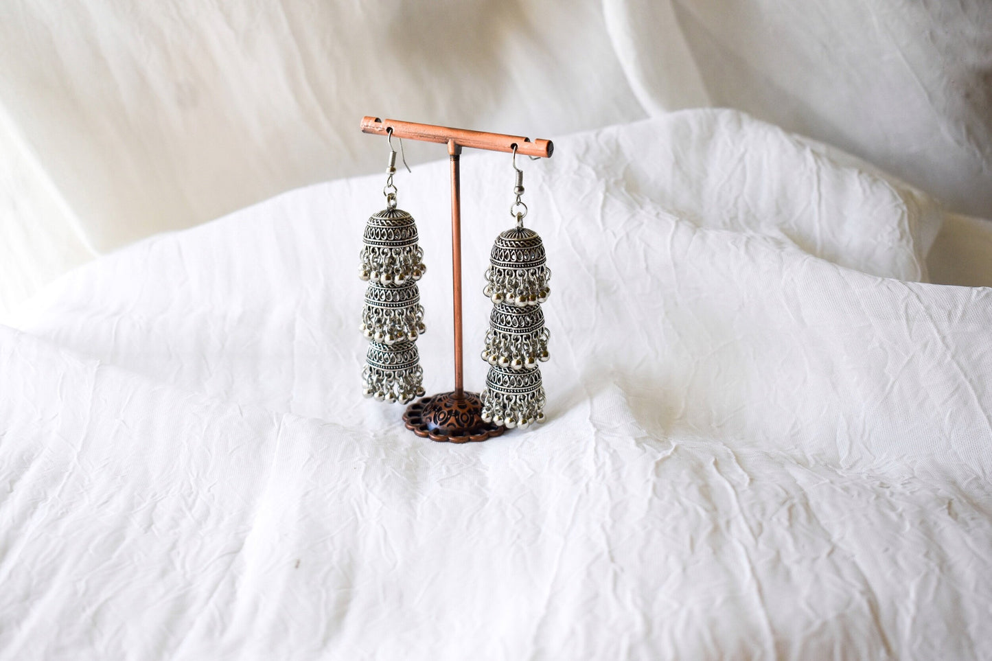‘Akshara’ Oxidized Earrings