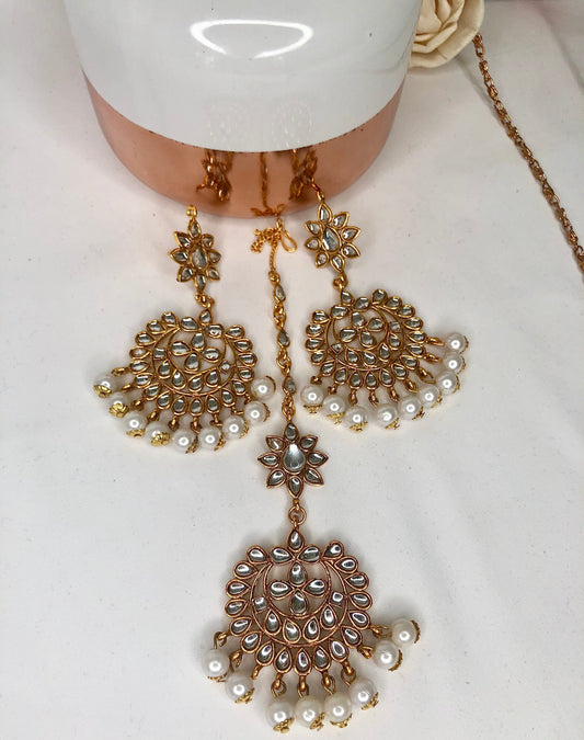 Star Crossed Lovers - Kundan Tikka Set