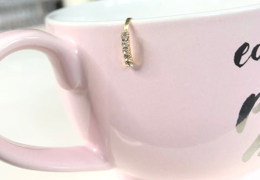 Ultra Glam Studded Clip-On Nath