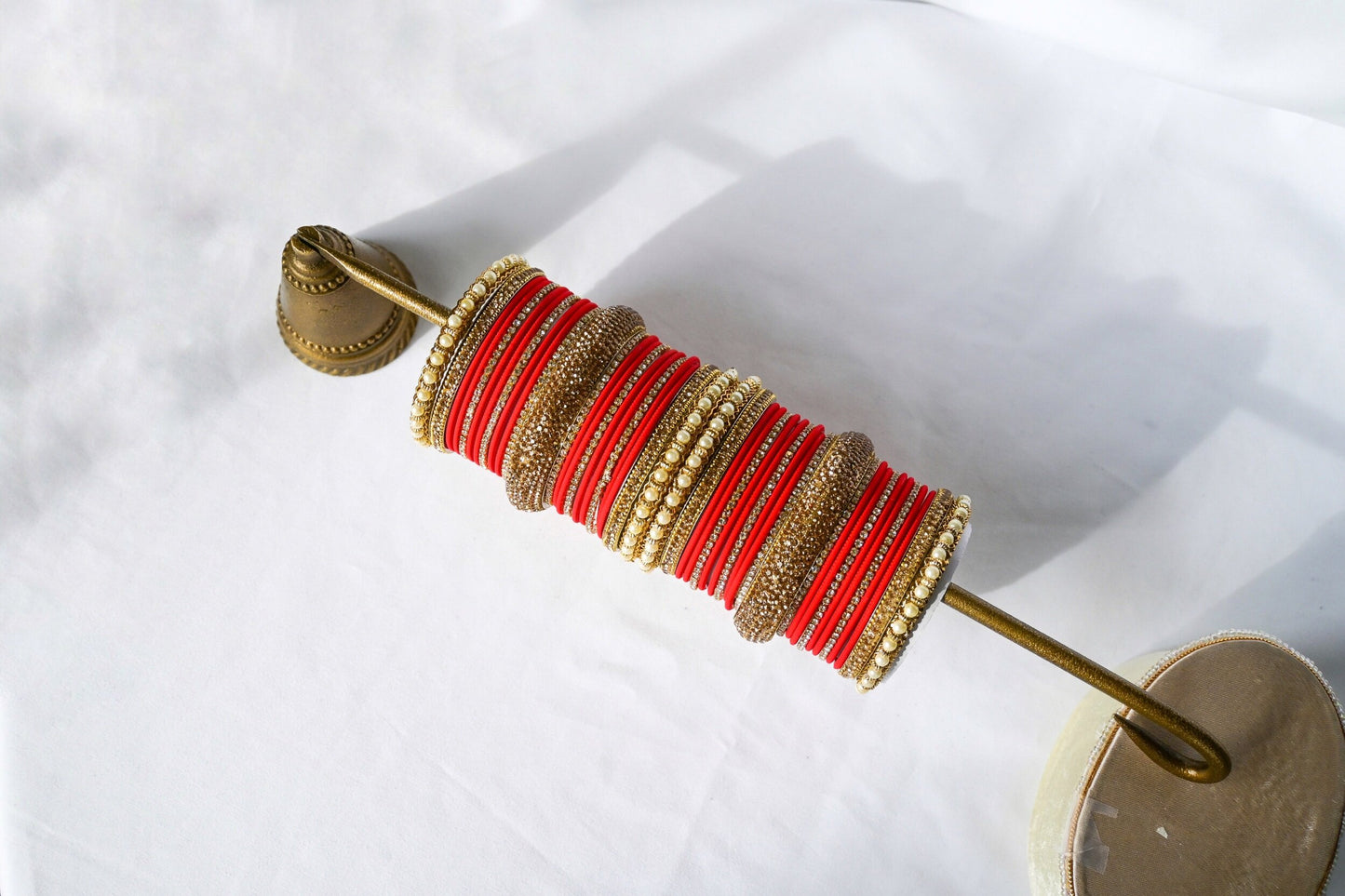 ‘Hermosa’ Bangle Set - Red