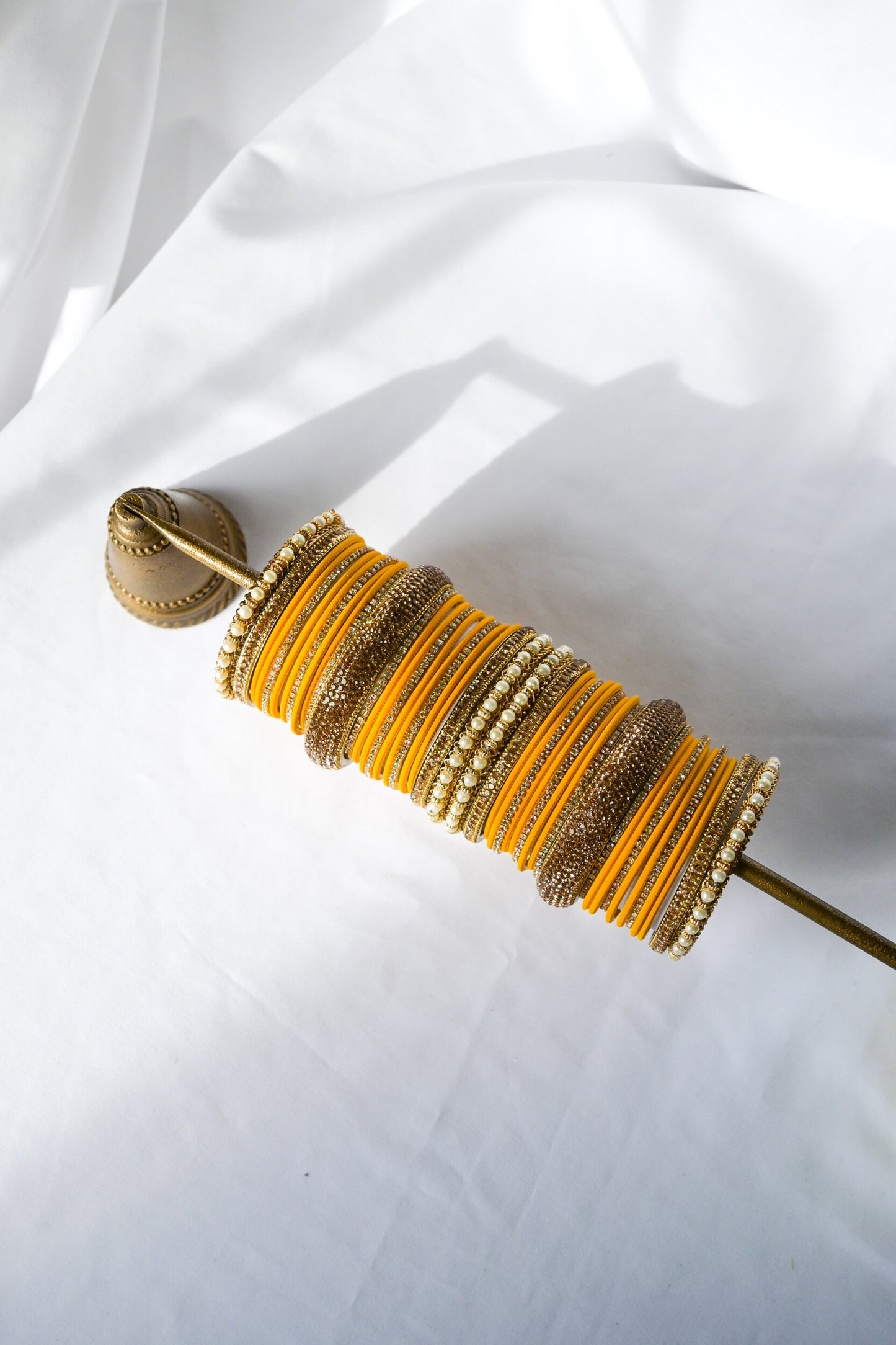 ‘Hermosa’ Bangle Set - Mango