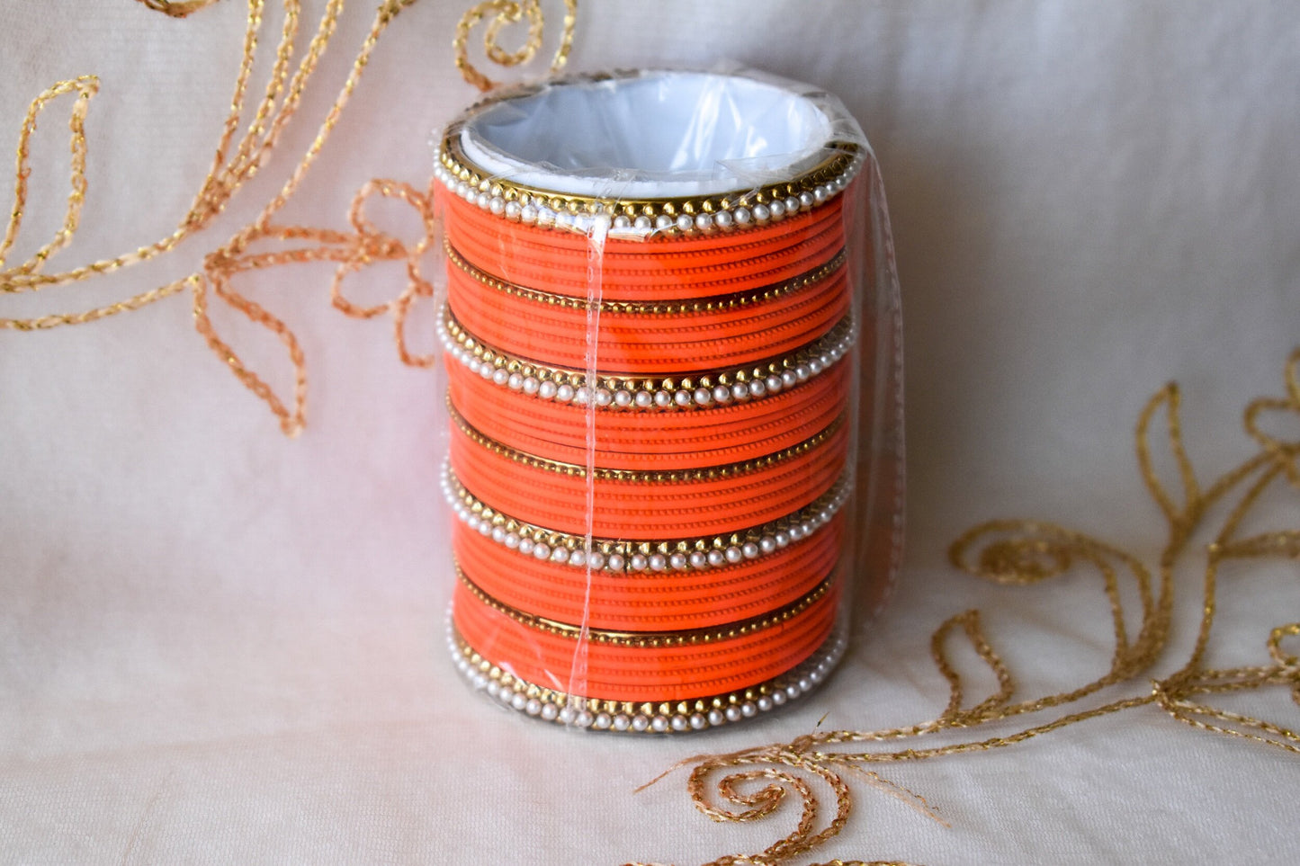 ‘Orange Soda’ Bangle Set