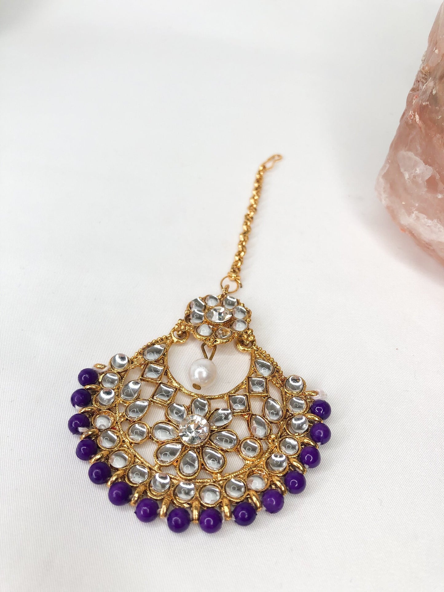 Deep Purple Kundan Tikka