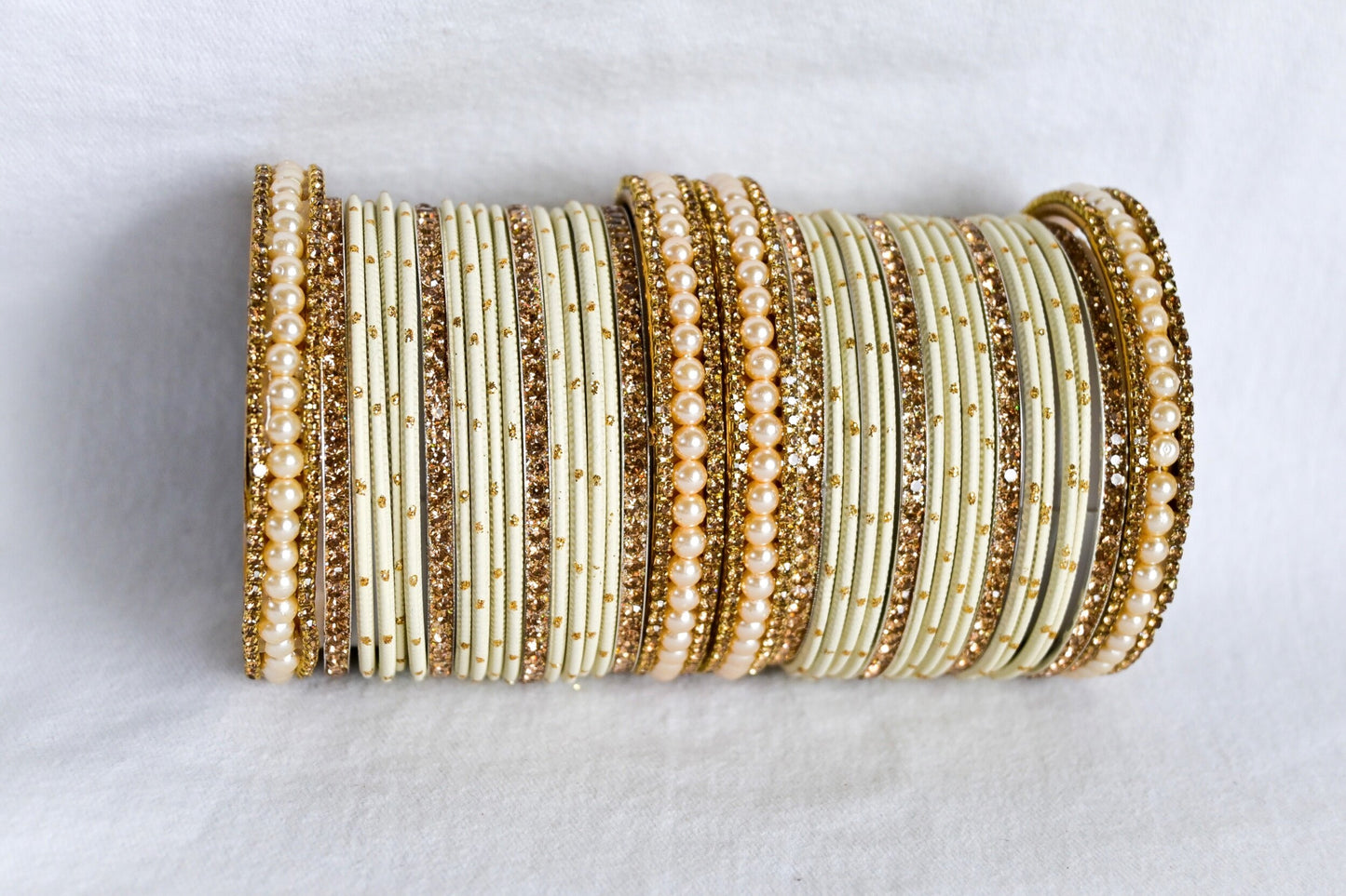 ‘Dream’ Bangle Set - Cream