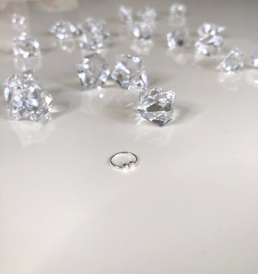 Silver Loop Clip-On Nath