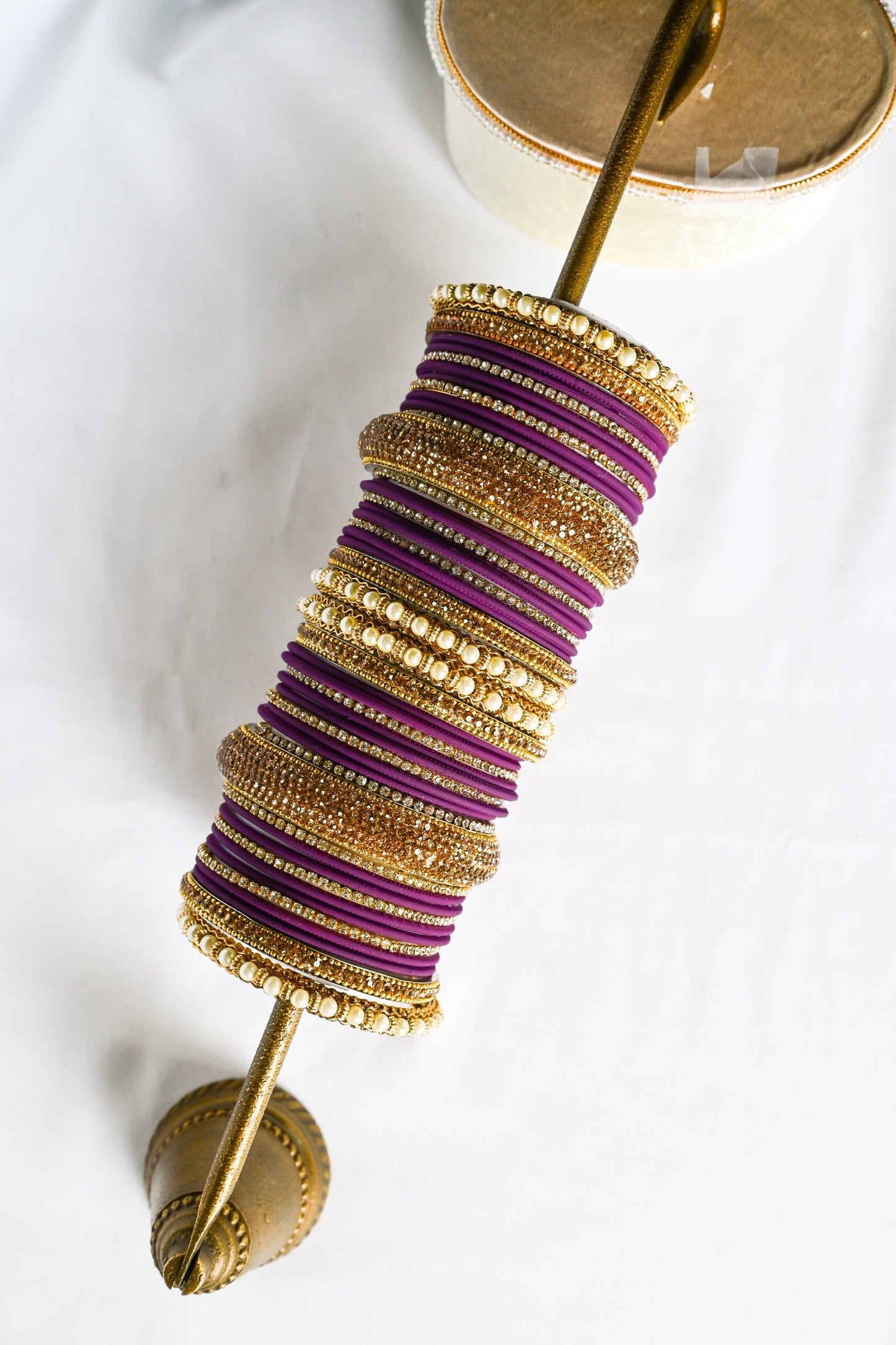 ‘Hermosa’ Bangle Set - Violet