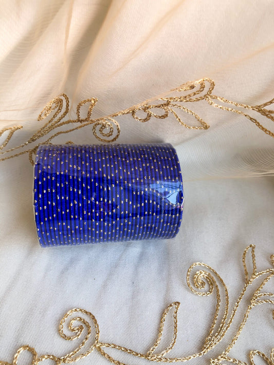 ‘Royal Blue’ Glitter Bangles Pack