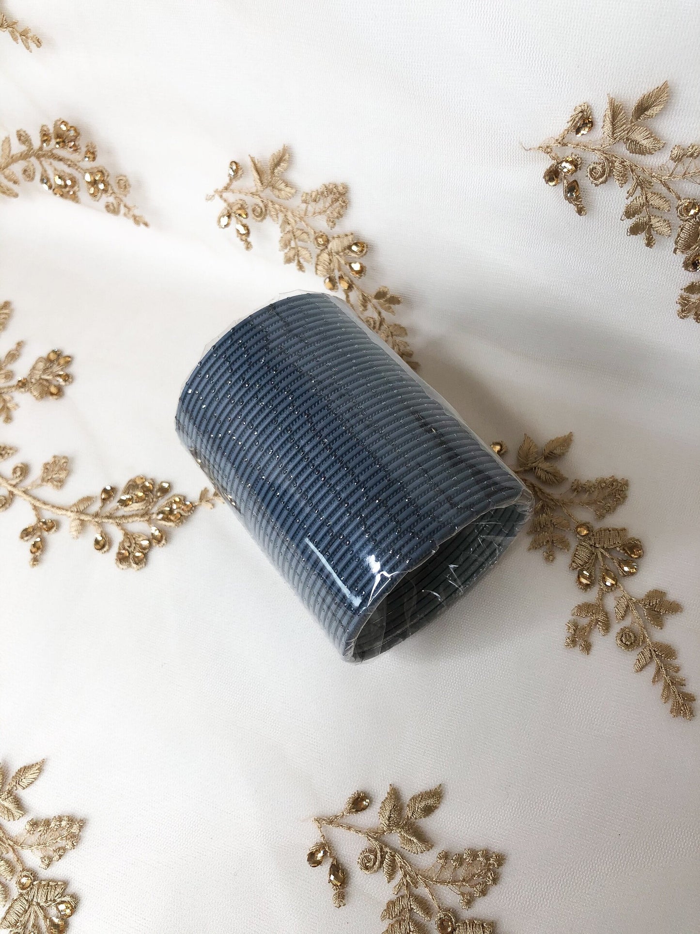 ‘Grey’ Glitter Bangle Pack